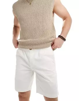 Scalpers – классические шорты кремового цвета