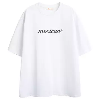 Scarecrow МЕКСИКАНСКАЯ футболка унисекс, Голубой + розовый [ледяной шелк из двух частей]