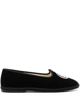 Scarosso бархатные лоферы William IV, черный