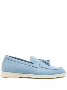 Scarosso джинсовые лоферы Leandra с кисточками, синий