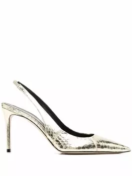 Scarosso туфли Sutton из коллаборации с Brian Atwood, золотистый
