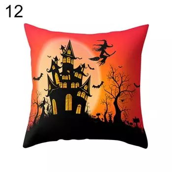 Счастливый Хэллоуин Тыква Призрак Подушка Чехол Диван-Кровать Автомобиль Кафе Декор Декор-12 # Stuttg