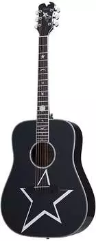 Schecter 6 String RS-1000 Busker Acoustic, черный глянец (283)