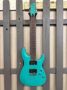 Schecter C-6 Deluxe Satin Aqua