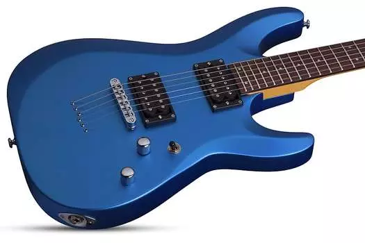 Schecter C-6 Deluxe Satin Metallic Light Blue 431-SMLB SGR431