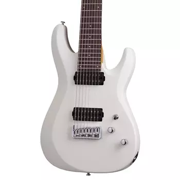 Schecter Guitar Research C-8 Deluxe Восьмиструнная электрогитара Satin White