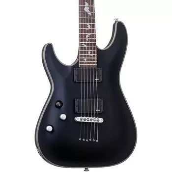 Schecter Guitar Research Damien Platinum 6 Электрогитара для левшей Satin Black