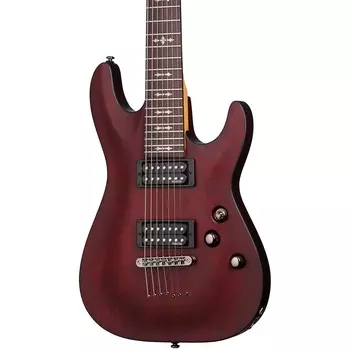 Schecter Guitar Research OMEN-7 Электрогитара Satin Walnut