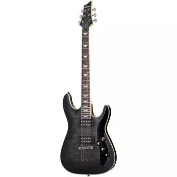 Schecter Guitar Research Omen Extreme-6 Электрогитара See-Thru Black