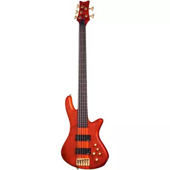 Schecter Guitar Research Stiletto Studio-5 Безладовая бас-гитара Satin Honey