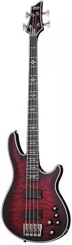 Schecter Hellraiser Extreme-4 Crimson Red Burst Satin