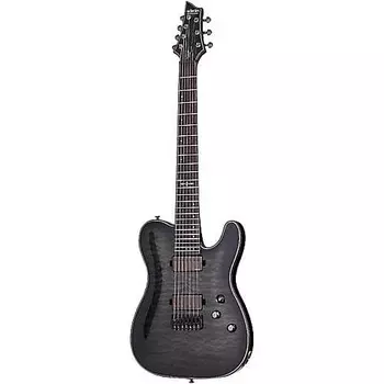 Schecter Hellraiser Hybrid Pt-7, Trans Black Burst, 7-струнный, 1935 г.