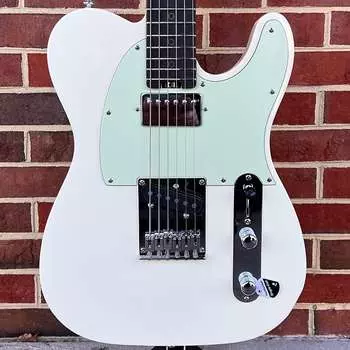 Schecter Nick Johnston PT, Atomic Snow, гриф из жареного хард-рока, колки Locking