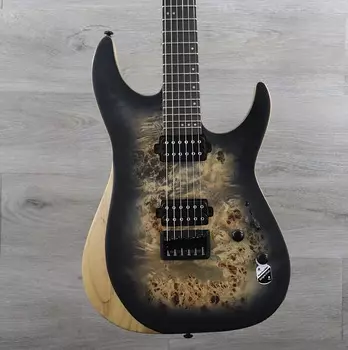 Schecter Reaper-6 2019 - Настоящее время - Satin Charcoal Burst
