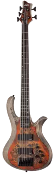 Schecter Riot-5 Bass Inferno Burst