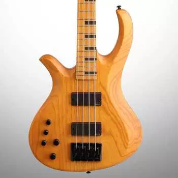 Schecter Session Riot 4 Electric Bass, для левой руки, Aged Natural Satin 2856