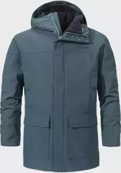 Schffel Parka "Ins. Парка Rotterdam M", с капюшоном, синий