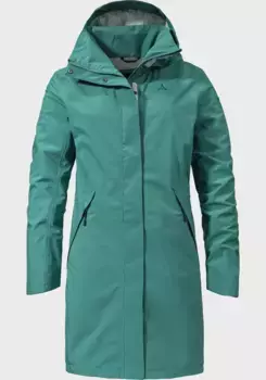 Schffel парка "Parka Sardegna L", с капюшоном, зеленый