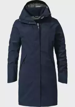 Schffel парка "Parka Sardegna L", с капюшоном, синий