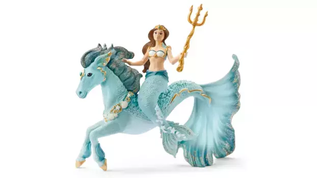 Schleich Баяла Русалка Эйла на подводной лошади