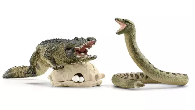 Schleich Дикая жизнь Опасность на болоте
