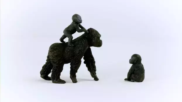 Schleich Дикая жизнь Семейство равнинных горилл
