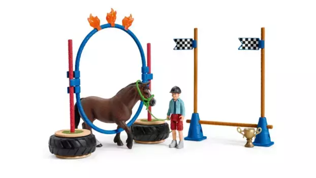 Schleich Farm World Гонка на ловкость на пони