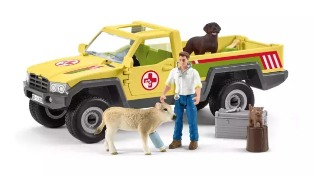 Schleich Farm World Визит ветеринара на ферму