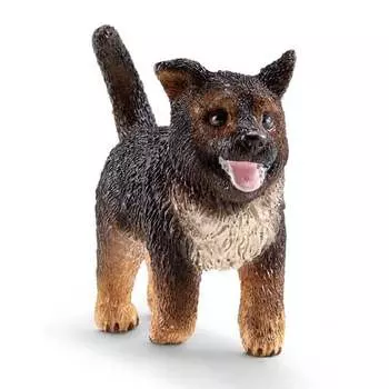 Schleich, фигурка щенка немецкой овчарки