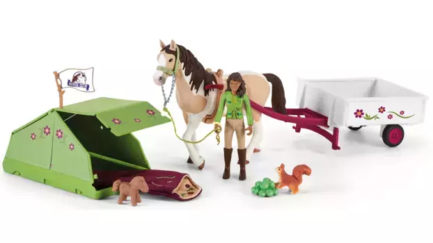 Schleich Конный клуб поход Сары