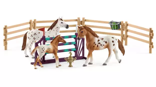 Schleich Конный клуб турнирная подготовка Лизы