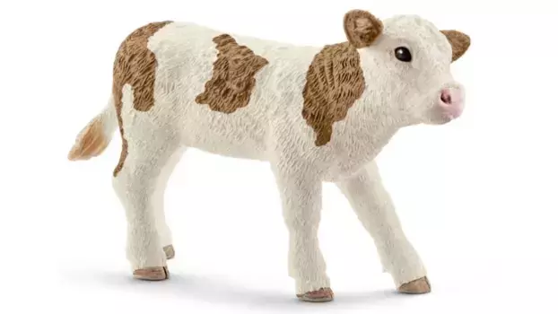 Schleich Мир природы Сельскохозяйственная жизнь Сельскохозяйственные животные Симментальский теленок
