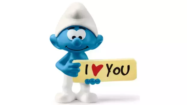 Schleich Смурфики Смурф со щитом