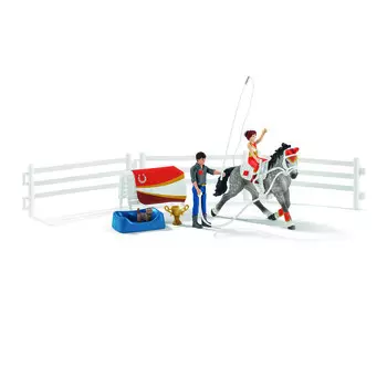 Schleich, статуэтка, Horse Club Mia'S Vaulting Set 20 футов, 42443