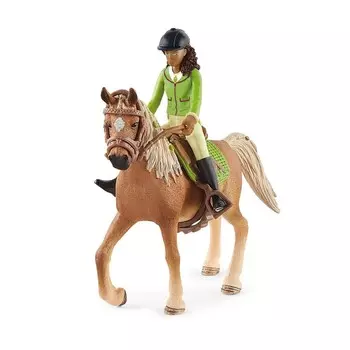 Schleich, статуэтка, Horse Club Sarah & Mystery, 42542