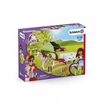 Schleich, статуэтка, Horse Club Sarah'S Camping Adventure, 42533