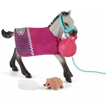 Schleich, статуэтка, Играющий жеребёнок