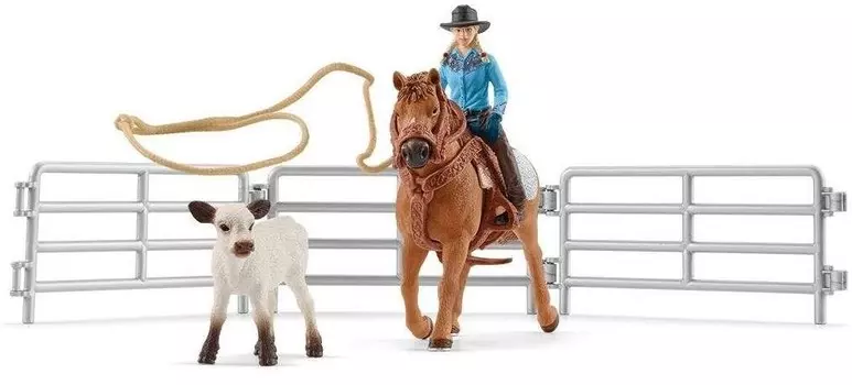 Schleich, Статуэтка, Ковбойские сапоги и лассо, 42577