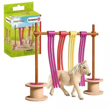 Schleich, статуэтка, Pony Gate с лентами