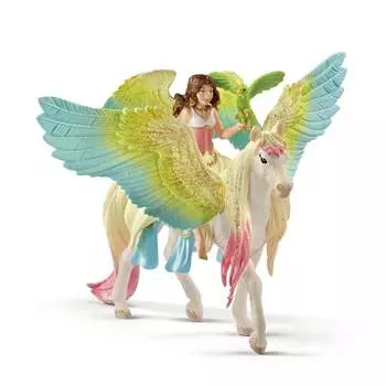 Schleich, статуэтка, Сура Фея с мерцающим пегасом