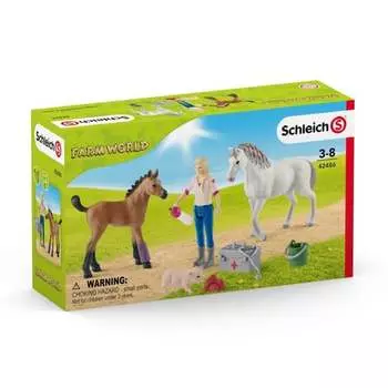 Schleich, статуэтка, Визит ветеринара
