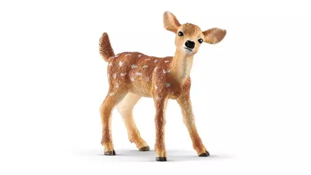 Schleich Wild Life Белохвостый теленок