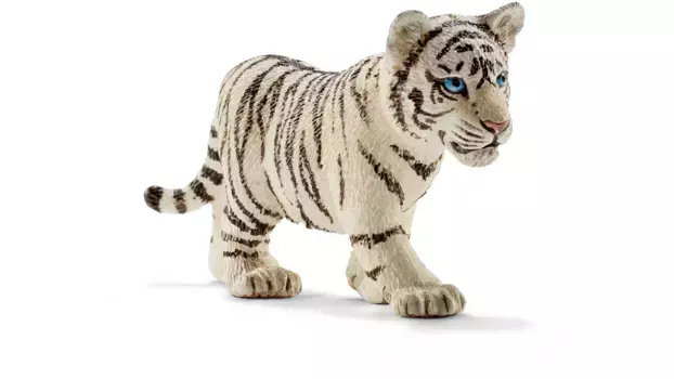 Schleich Wild Life тигренок, белый