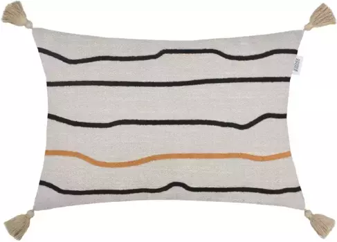 SCHNER WOHNEN коллекция декоративная подушка "Бохо", с кисточками, 45x45 см SCHNER WOHNEN-KOLLEKTION 45х45 см, песочный/бежевый