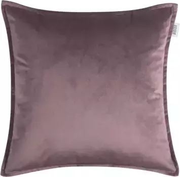 SCHNER WOHNEN коллекция декоративная подушка "Dolce", имитация бархата, с рельефным швом SCHNER WOHNEN-KOLLEKTION 45х45 см, розовый/кремовый