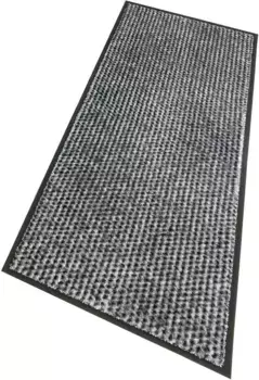 SCHNER WOHNEN коллекция дорожка "Miami 002", прямоугольная, грязеуловитель, ковер-грязеуловитель, коврик для грязи, моющийся SCHNER WOHNEN-KOLLEKTION 67х150 см, цвет silberfarben