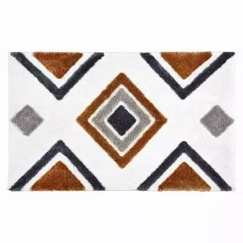 SCHNER WOHNEN коллекция коврик для ванной/коврик для ванной комнаты этнический БАРБАДОС белый 67 x 110 см Schner Wohnen Kollektion