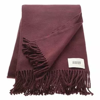 SCHNER WOHNEN коллекция покрывало BASICS светло-серый 140 x 200 см Schner Wohnen Kollektion, розовый