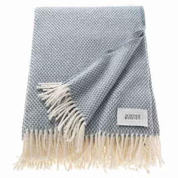 SCHNER WOHNEN коллекция покрывало ЛИВ серый 130 x 170 см Schner Wohnen Kollektion, темно-синий