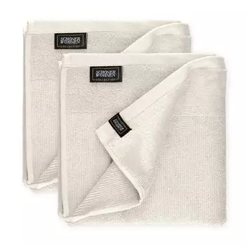 Schner Wohnen Набор из 4 гостевых полотенец Sense color кремовый белый размер 30x50 Schner Wohnen Kollektion